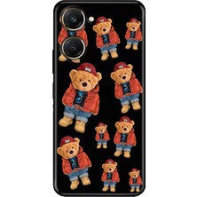 Senada Vivo Y18 Kılıf Desenli Baskılı Tpu Rubber Kapak Bearteddy