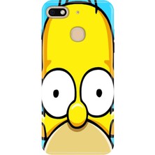 General Mobile Gm 8 Go Kılıf Desenli Baskılı Tpu Rubber Kapak Simpsonface