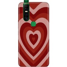 Adasena Infinix S5 Pro Kılıf Desenli Baskılı Tpu Rubber Kapak Mat Kalp
