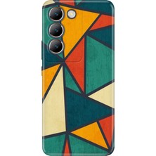 Vivo V30 Lite Kılıf Desenli Baskılı Tpu Rubber Kapak Wall