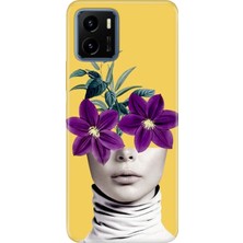 Senada Vivo Y15S Kılıf Desenli Baskılı Tpu Rubber Kapak Gerçeküstü