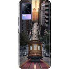 Senada Vivo V21E Kılıf Desenli Baskılı Tpu Rubber Kapak California