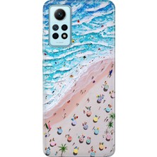 Xiaomi Redmi Note 12 Pro 4g Kılıf Desenli Baskılı Tpu Rubber Kapak Sahil