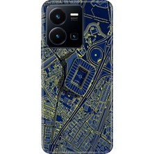 Senada Vivo Y22S Y35 Kılıf Desenli Baskılı Tpu Rubber Kapak Kadıköy Stadyum