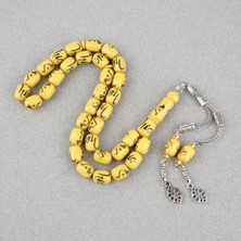 Lapisdo Katalin Hiç Işlemeli  Kapsül 9X12MM Tesbih -Sarı