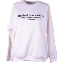 Trender 26KI40000066 Beyaz Kadın Sweatshirt 6605
