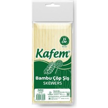 Kafem Bambu Çöp Şiş 15 cm 100 Lü