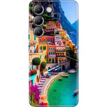 Vivo V30 Lite Kılıf Desenli Baskılı Tpu Rubber Kapak Portofino