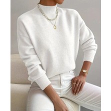 Mç Plus Kadın Uzun Kollu Balıkçı Yaka Triko Bluz