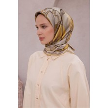 Belli % 100 Twill Ipek Eşarp 4206D 34
