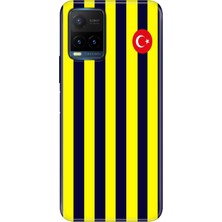 Senada Vivo Y21S Kılıf Desenli Baskılı Tpu Rubber Kapak Çubuklu Forma
