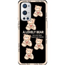 Oneplus 9 Pro Kılıf Desenli Baskılı Tpu Rubber Kapak Smile Bear