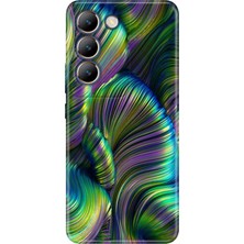 Senada Vivo V30 Lite Kılıf Desenli Baskılı Tpu Rubber Kapak Holographic