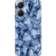 Senada Vivo Y18 Kılıf Desenli Baskılı Tpu Rubber Kapak Blue Crystal