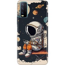 Senada Vivo Y11S Y20 Y20S Kılıf Desenli Baskılı Tpu Rubber Kapak Astro