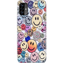 Senada Reeder P13 Blue Max Pro Lite 2022 Kılıf Desenli Baskılı Tpu Rubber Kapak Emojix