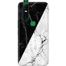 Infinix S5 Pro Kılıf Desenli Baskılı Tpu Rubber Kapak Mermer