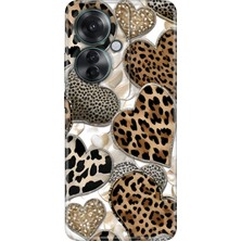 Senada Oppo Reno 11F Kılıf Desenli Baskılı Tpu Rubber Kapak Kalp 90210