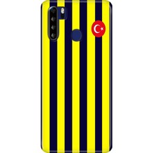 Senada Reeder P13 Blue Max 6.49" Kılıf Desenli Baskılı Tpu Rubber Kapak Çubuklu Forma