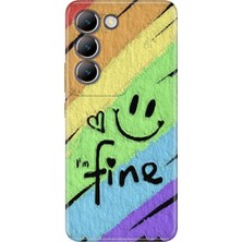 Senada Vivo V30 Lite Kılıf Desenli Baskılı Tpu Rubber Kapak Fine