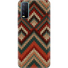 Adasena Vivo Y11S Y20 Y20S Kılıf Desenli Baskılı Tpu Rubber Kapak Zikzak