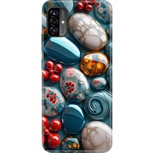Senada Reeder P13 Blue Max Pro Lite 2022 Kılıf Desenli Baskılı Tpu Rubber Kapak Çakıl Taşları