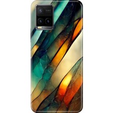 Senada Vivo Y32 Y33S Kılıf Desenli Baskılı Tpu Rubber Kapak Flora Mermer
