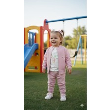 Pinomio Baby Kız Bebek Flamingo Baskılı 3'lü Takım