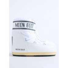 Moon Boot MB Icon Low Nylon Beyaz Kadın   Kar Botu