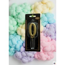 Mumay Candle Metalik Gold Rakam Mum 0