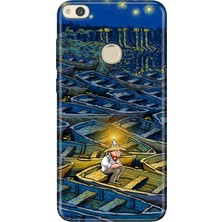 Senada Huawei P9 Lite 2017 Kılıf Desenli Baskılı Tpu Rubber Kapak Artgogh