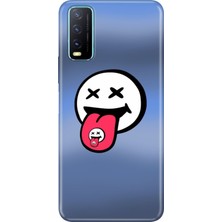 Vivo Y11S Y20 Y20S Kılıf Desenli Baskılı Tpu Rubber Kapak Smile For You