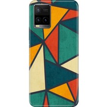 Vivo Y32 Y33S Kılıf Desenli Baskılı Tpu Rubber Kapak Wall