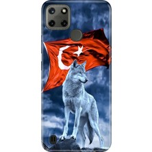 Adasena iPhone 7 Plus - 8 Plus Kılıf Desenli Baskılı Tpu Rubber Kapak Türk Tc