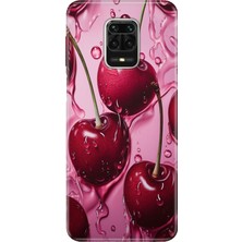 Senada Xiaomi Redmi Note 9 Pro Kılıf Desenli Baskılı Tpu Rubber Kapak Kirazın Dansı