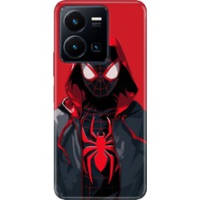 Adasena Vivo Y22S Y35 Kılıf Desenli Baskılı Tpu Rubber Kapak Retrospider