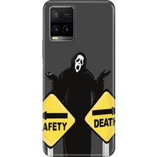 Vivo Y32 Y33S Kılıf Desenli Baskılı Tpu Rubber Kapak Safety