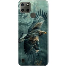 iPhone 7 Plus - 8 Plus Kılıf Desenli Baskılı Tpu Rubber Kapak Ürküten Kartal