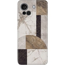 Senada Casper Via F30 Kılıf Desenli Baskılı Tpu Rubber Kapak Colo Mermer