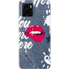 Senada Vivo Y15S Kılıf Desenli Baskılı Tpu Rubber Kapak Jeanssss