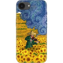 Senada iPhone 16E Kılıf Desenli Baskılı Tpu Rubber Kapak Art Deco