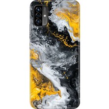 Reeder P13 Blue Max Pro Lite 2022 Kılıf Desenli Baskılı Tpu Rubber Kapak Siyah Sarı 22