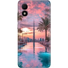 Tcl 303 Kılıf Desenli Baskılı Tpu Rubber Kapak Luxury Dubai