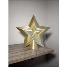 Szd Design Geleneksel Noel Yıldızı Ağaç Tepesi Süsü