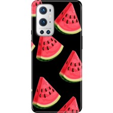 Senada Oneplus 9 Pro Kılıf Desenli Baskılı Tpu Rubber Kapak Karpuz Dilimi