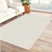 Jassrug Rölyef Halı 150X220 Garden Krem