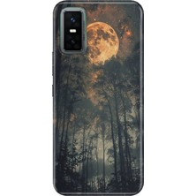 Infinix Gt 30 Pro Kılıf Desenli Baskılı Tpu Rubber Kapak Korkutan Orman