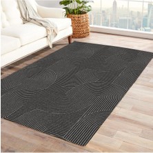 Jassrug Rölyef Halı 80X150 Joy Antrasit