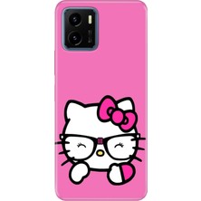 Senada Vivo Y15S Kılıf Desenli Baskılı Tpu Rubber Kapak Kitty/go