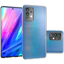 Zore Galaxy A52 Kılıf Vlmt Süper Silikon Kapak-Renksiz